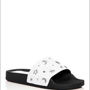Rebecca Minkoff Thunder Embellished Leather Sandal